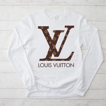 Louis Vuitton Luxury Logo Monogram Canvas Pattern Unisex & Kid Long Sleeve Tee TBL180