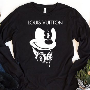 Louis Vuitton Mickey Mouse Unisex & Kid Long Sleeve Tee TBL139