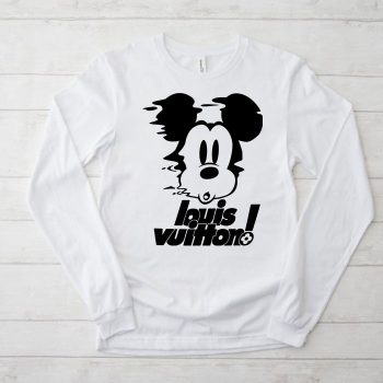Louis Vuitton Mickey Mouse Unisex & Kid Long Sleeve Tee TBL148