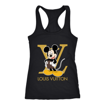 Louis Vuitton Mickey Mouse Women Racerback Tank Top