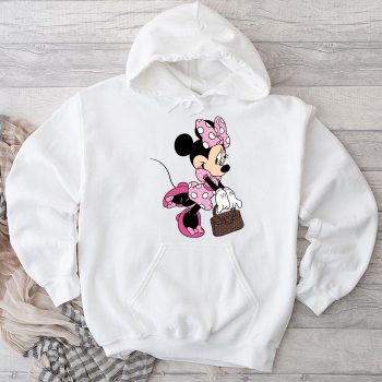 Louis Vuitton Monogram Canvas Pattern Minnie Mouse Unisex Pullover Hoodie TB178