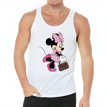 Louis Vuitton Monogram Canvas Pattern Minnie Mouse Unisex Tank Top TB115