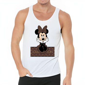 Louis Vuitton Monogram Canvas Pattern Minnie Mouse Unisex Tank Top TB116