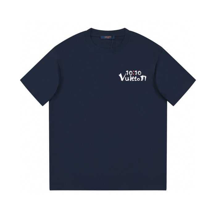 Louis Vuitton Print Cotton Jersey Tee Unisex T-Shirt FTS314
