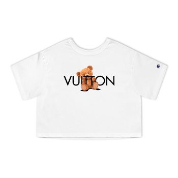 Louis Vuitton Teddy Bear Champion Women Cropped T-Shirt NTB2124
