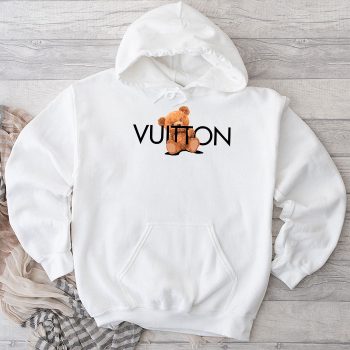 Louis Vuitton Teddy Bear Unisex Pullover Hoodie NTB2295