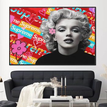and Brand Aesthetics LV Canvas Poster Print Wall Art Decor