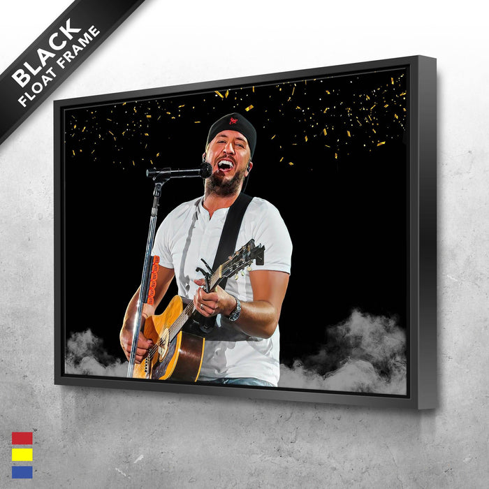 Luke Bryan a Masterpiece in Iconic Portraits Canvas Poster Print Wall ...