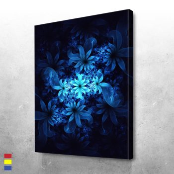Luminous Flowers A Showcase Of Luxury Art And Vibrant Colors Canvas Poster Print Wall Art Decor