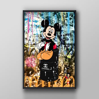 Mickey Luxury Brand Canvas Poster Print Wall Art Decor