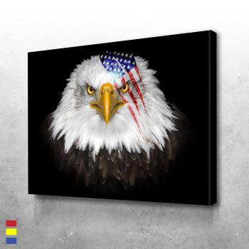 Mighty Eagle and the World of Powerful Creatures Canvas Poster Print Wall Art Decor