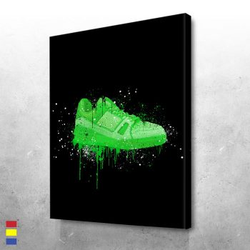 Neon Vuitton Exploring Bright And Luxury Artistic Expression Canvas Poster Print Wall Art Decor