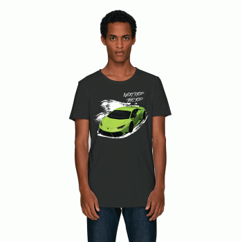 Next Stop The Top Lamborghini In Lime Cotton Tee Unisex T-Shirt FTS074