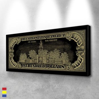 Old Benny Gold Back Artistic Vision and Pop Culture Fusion Canvas Poster Print Wall Art Decor