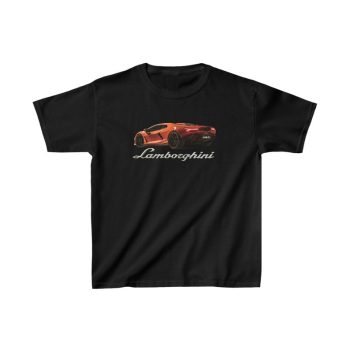 Orange Lamborghini Revulto Sports Car Cotton Tee Unisex T-Shirt FTS065