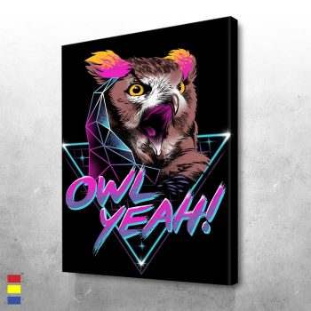 Owl Yeah Special Item Must-Have Wall Art Canvas Poster Print Wall Art Decor