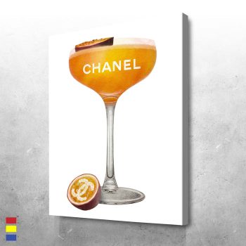 Pornstar Martini the Art of Making Anything Look Amazing and Expensive with Branding Chanel Canvas Poster Print Wall Art Decor