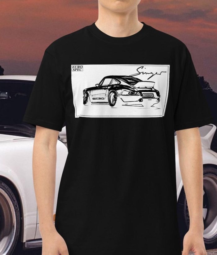 Porsche 911 Reimagined By Singer Ultra Premium Heavyweight Tee