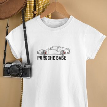 Porsche Babe Car Girl Softstyle Tee Unisex T-Shirt FTS435