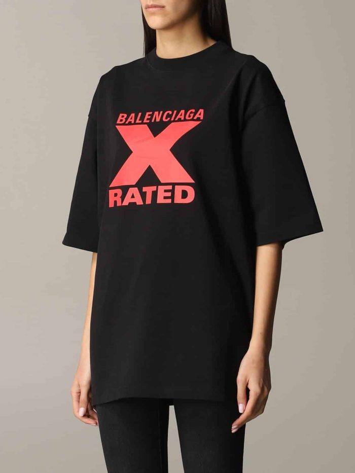 Rated Tee Black Balenciaga Tee Unisex T-Shirt FTS470