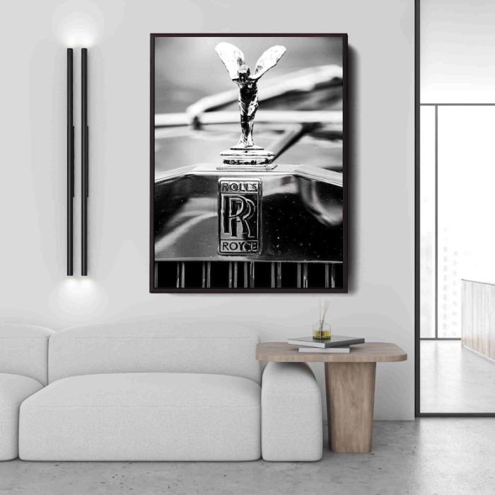 Rolls Royce Canvas Motivation Entrepreneur Success Art Wall Decor Large Painting Luxury Car
