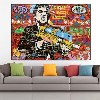 Scarface Canvas Poster Print Wall Art Decor Painting