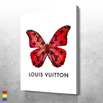 Scarlett LV Butterfly the Art of Making Ordinary Items Look Expensive Canvas Poster Print Wall Art Decor