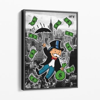 Scrooge Mcduck Alec Monopoly Inspired Pop Art Canvas Goals Dom Dreams