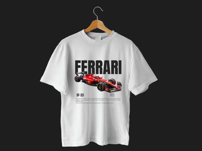 Scuderia Formula Ferrari Legend Cotton Tee Unisex T-Shirt FTS213