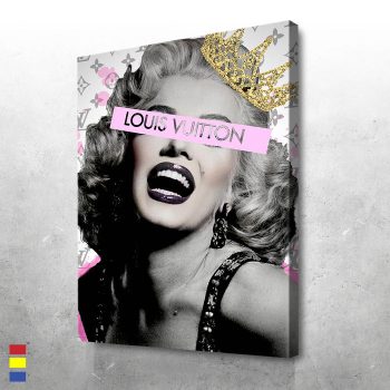 See No Evil LV Beautiful Girl the Colorful Artistry of a Traveling Pop Culture Lover Canvas Poster Print Wall Art Decor
