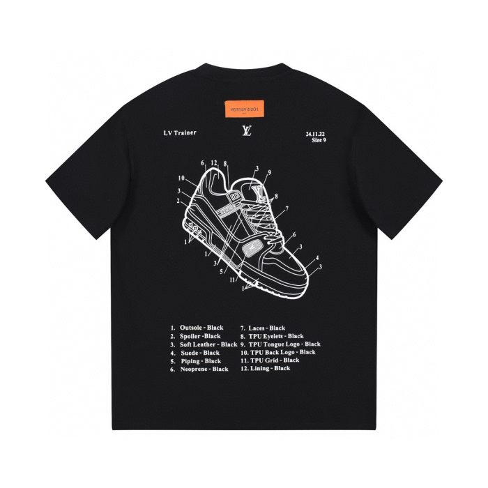 Shoes Logo LV Tee Unisex T-Shirts FTS336
