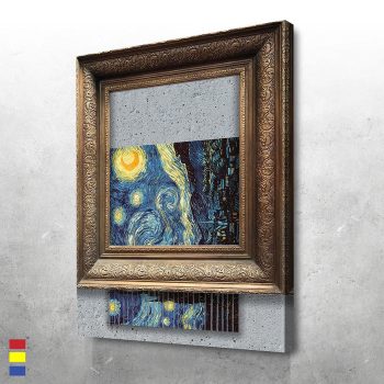 Shredded Starry Night When Street Art Becomes a Living