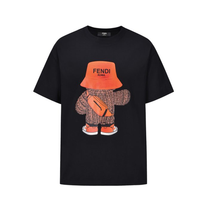 Signature Cotton Fendi Tee Unisex T-Shirt FTS376