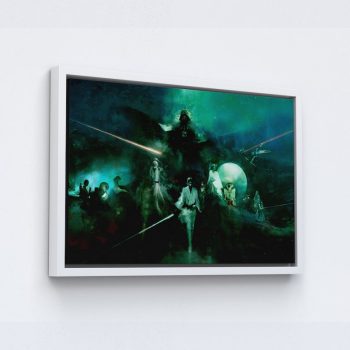 Star Wars Canvas Star Wars Wall Art Star Wars Room Decor Star Wars Poster Movie Canvas