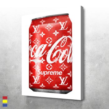 Supreme Coke the Art of Making Everyday Items Look Amazing and Luxurious Canvas Poster Print Wall Art Decor