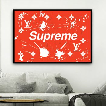 Supreme Luxury Brand Canvas Poster Print Wall Art Decor