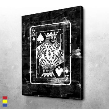 The King is Silver Crafting Regal Designs from a Beloved Game Canvas Poster Print Wall Art Decor