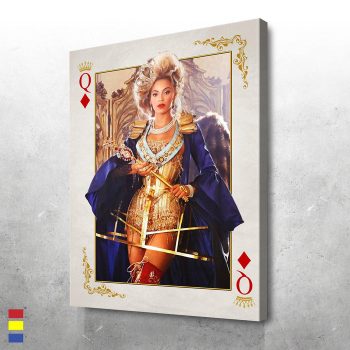 The Queen of R&B Beyonce Knowles' Iconic Design Influence Canvas Poster Print Wall Art Decor