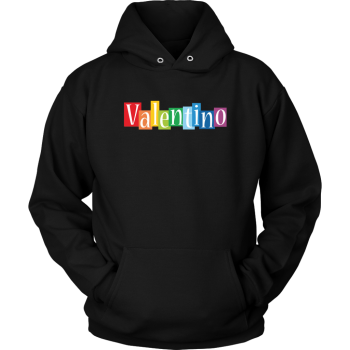 Valentino Logo Rainbow Unisex Hoodie