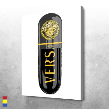 Versace 100MG Modern Art with a Classic Touch Canvas Poster Print Wall Art Decor