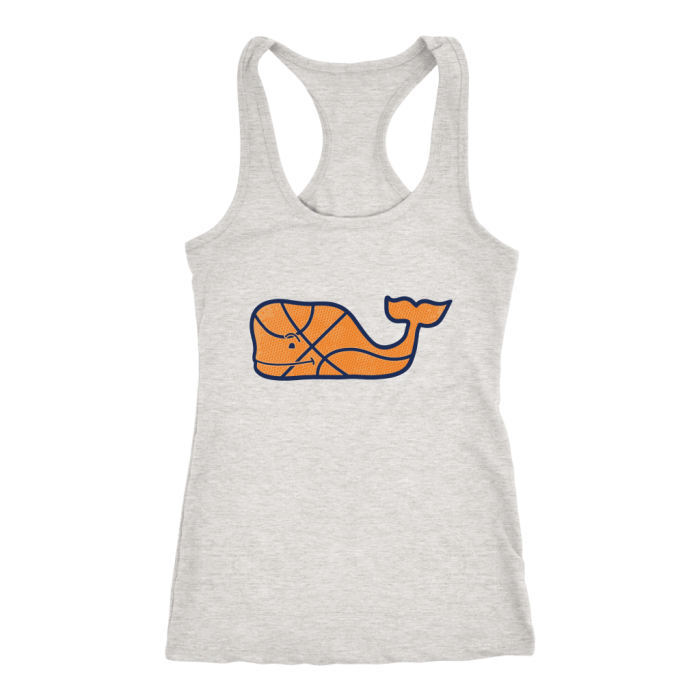 Vineyard Vines Basketball Character Whale Pocket Women Racerback Tank Top