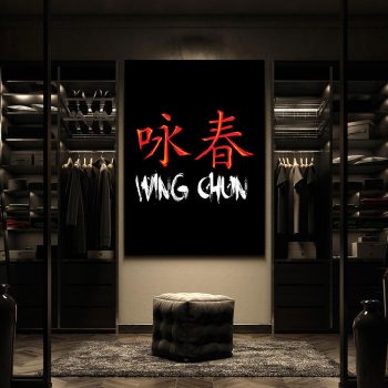 Wing Chun Kung Canvas Poster Prints - Wall Art Decor For Fan M1474