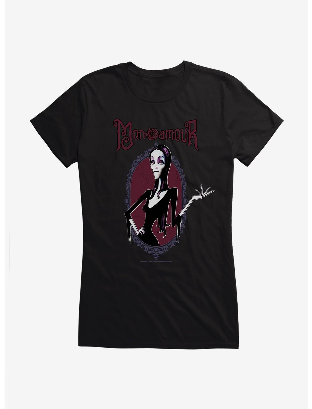 Addams-Family-Movie-Mon-Amour-Girls-T-Shirt-Women-Lady-T-Shirt-HTS5030 Addams Family Movie Mon Amour Girls T-Shirt Women Lady T-Shirt HTS5030
