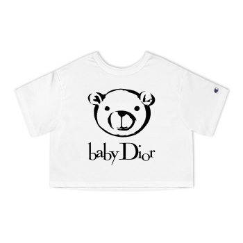 Baby Dior Logo Luxury Champion Women Cropped T-Shirt CTB2657