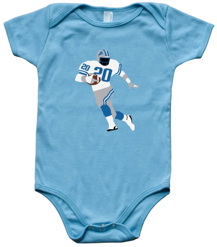 Baby Onesie Barry Sanders Detroit Lions Lion King Creeper Romper ...