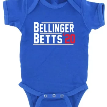 Baby Onesie Cody Bellinger Mookie Betts Los Angeles Dodgers 2020 Creeper Romper