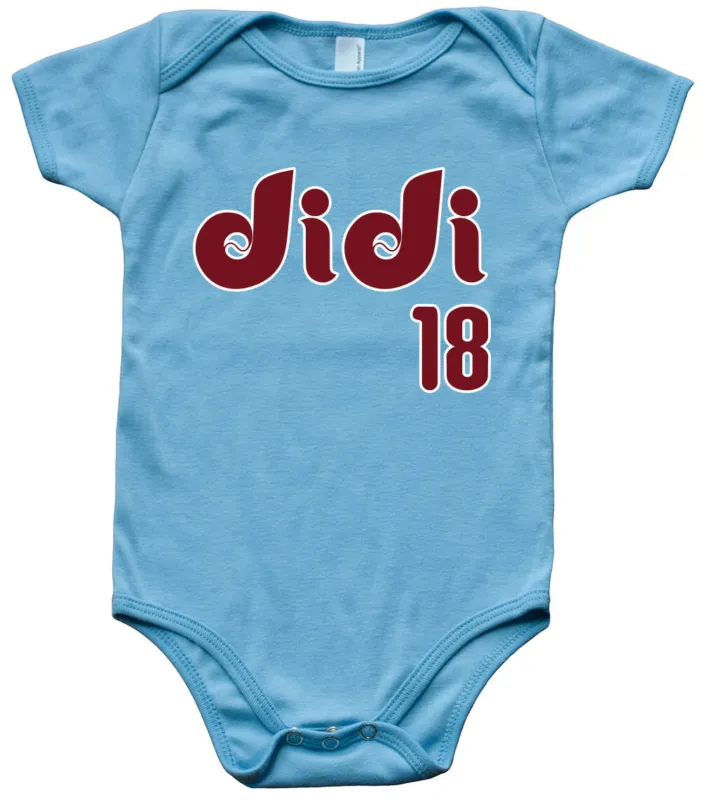 Baby Onesie Didi Gregorious Philadelphia Phillies Philly Creeper Romper