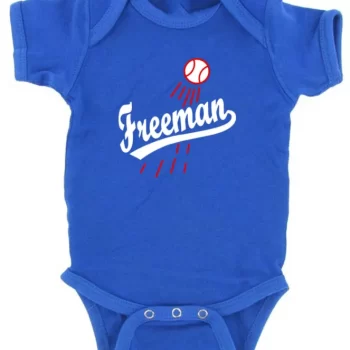 Baby Onesie Freddie Freeman Los Angeles Dodgers La Logo Creeper Romper
