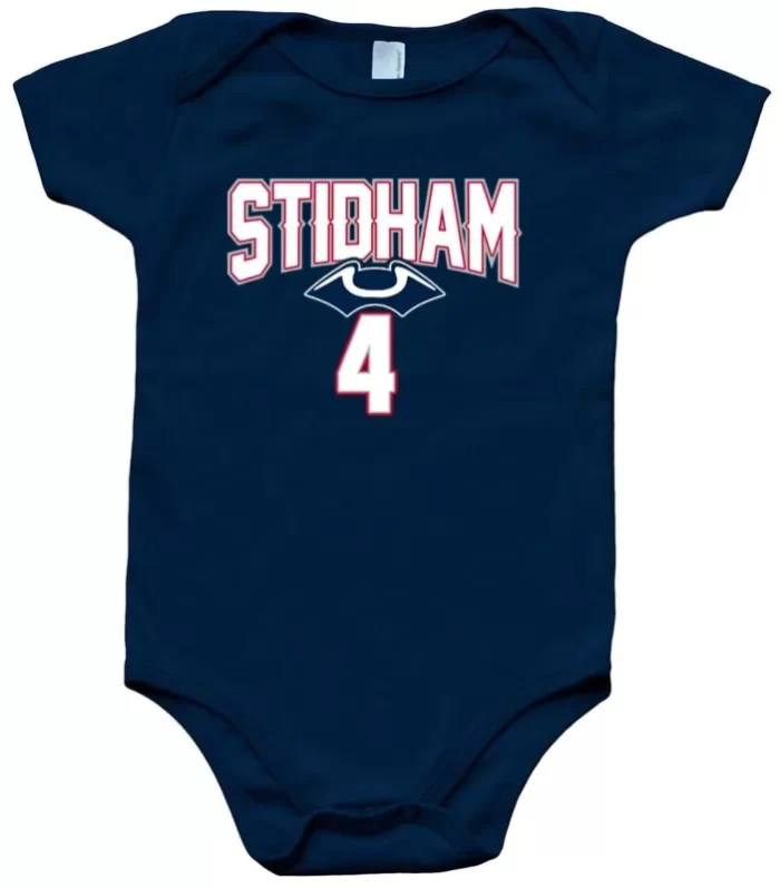 Baby Onesie Jarrett Stidham New England Patriots Stid Logo Creeper Romper
