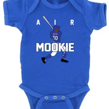 Baby Onesie Mookie Betts Los Angeles Dodgers Air Mookie Creeper Romper